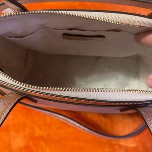 Kate Spade rose gold glitter purse